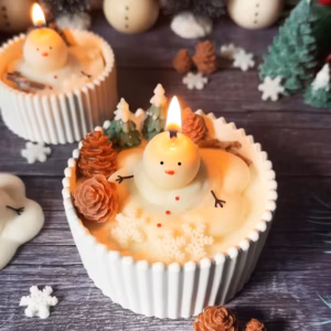 Melting Snowman Fraser Fir Soy Candle